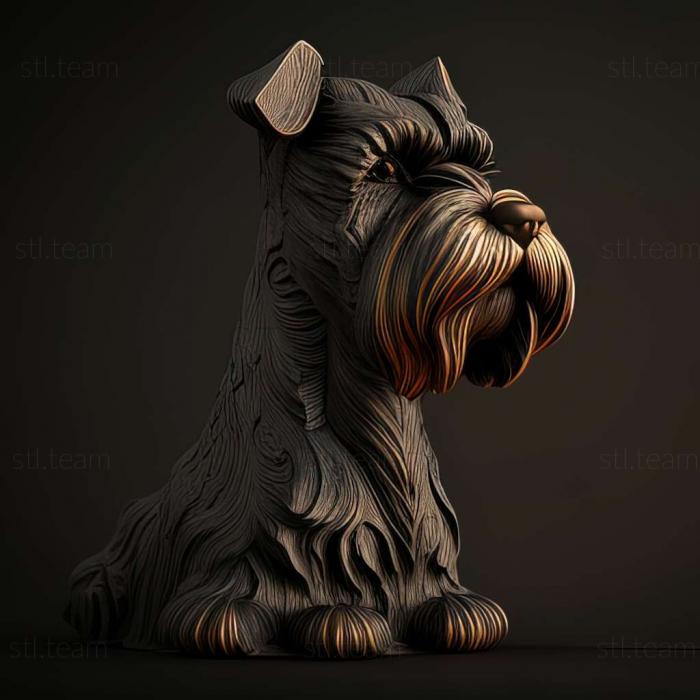 Zwergschnauzer dog